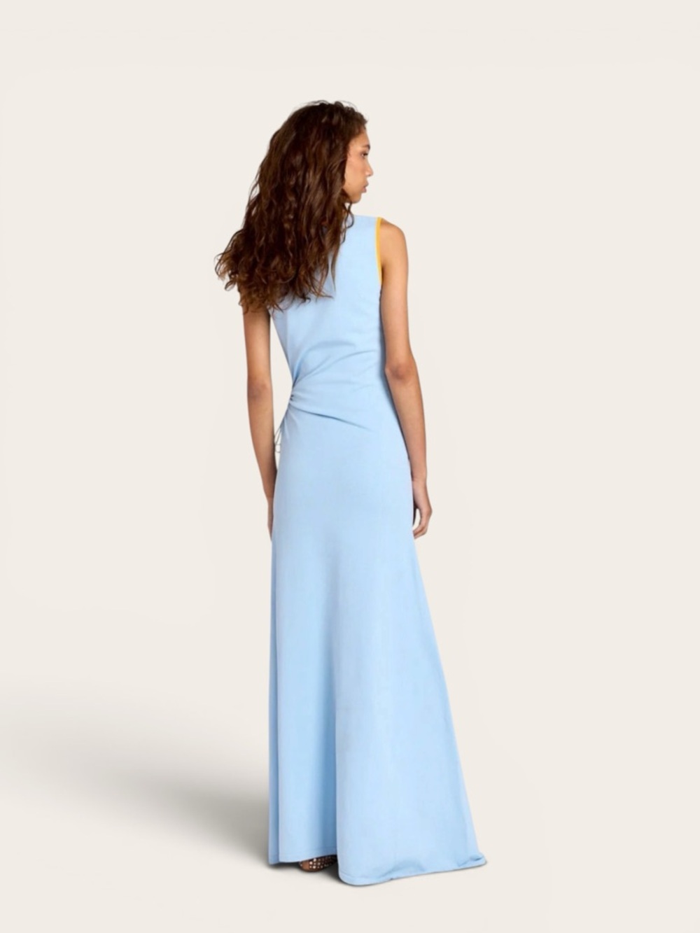 Romy Lou Lou Maxi Dress with cutout Blue Small, Medium NWT - Picture 3 of 11